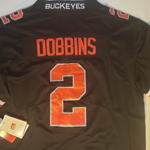 OSU Buckeye ☆BLACKOUT Jersey☆ DOBBINS ☆ - Picture 1 of 5
